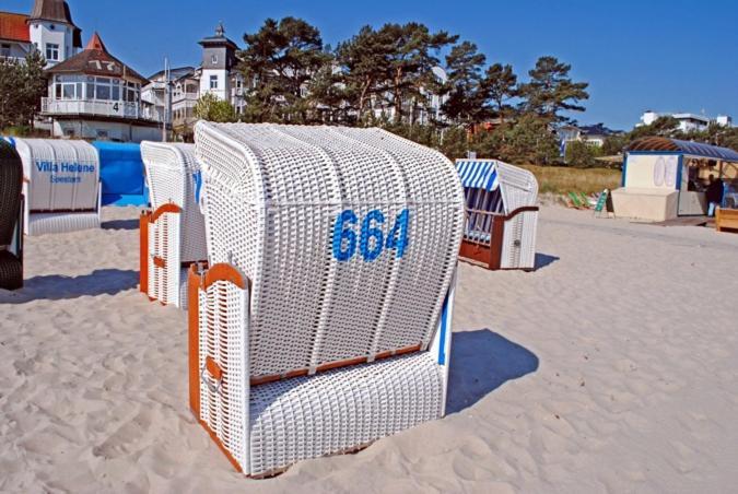 Villa Helene mit Meerblick in Top Lage - Nixe mit Strandkorb am Strand Ostseebad Ostseebad Binz Exterior foto