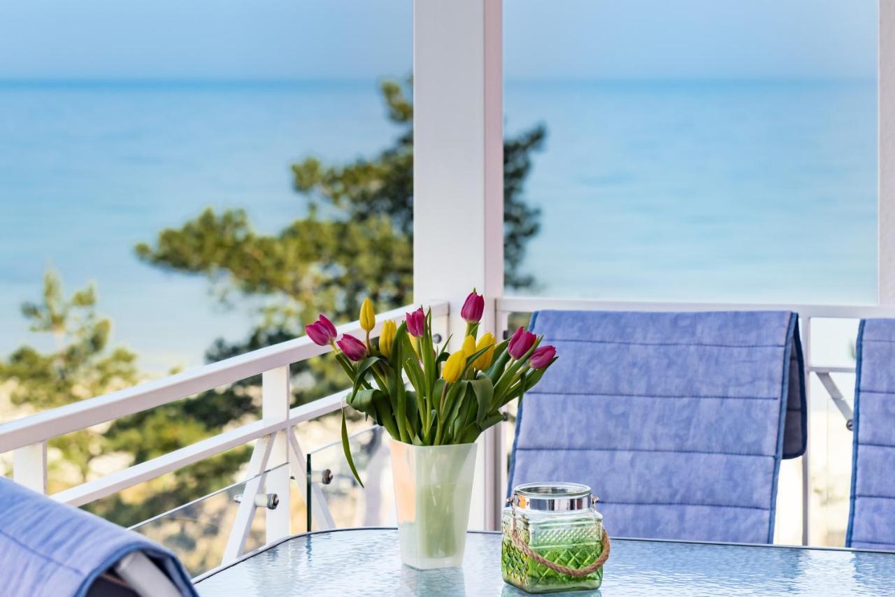 Villa Helene mit Meerblick in Top Lage - Nixe mit Strandkorb am Strand Ostseebad Ostseebad Binz Exterior foto